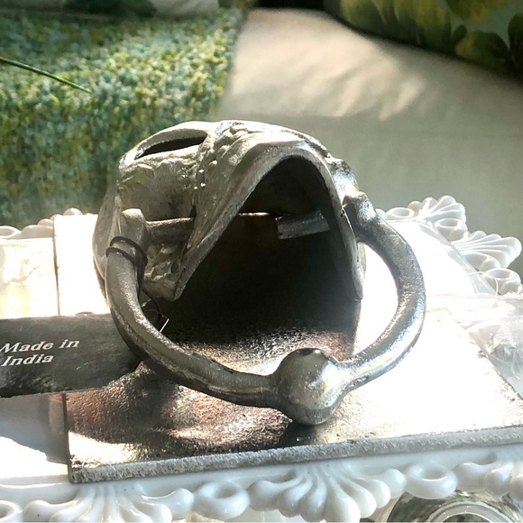 New! Large Silver Metal Skeleton Door Knocker - Picture 4 of 8